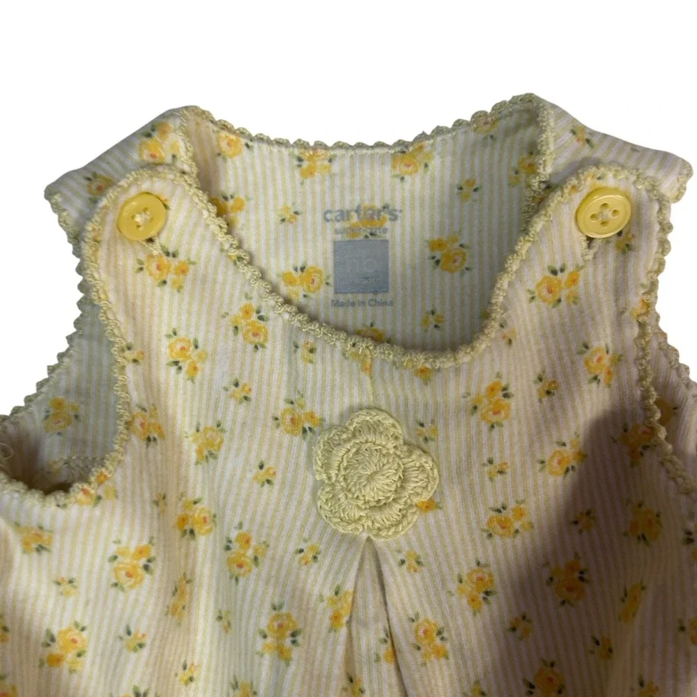 Girls Newborn 0-3 Months Bundle 8 pc Carter's Spring Summer Clothes Shirts‎
